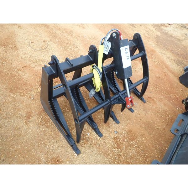 ROOT RAKE GRAPPLE, 48" WIDE (fits skid steer loader) (B5)