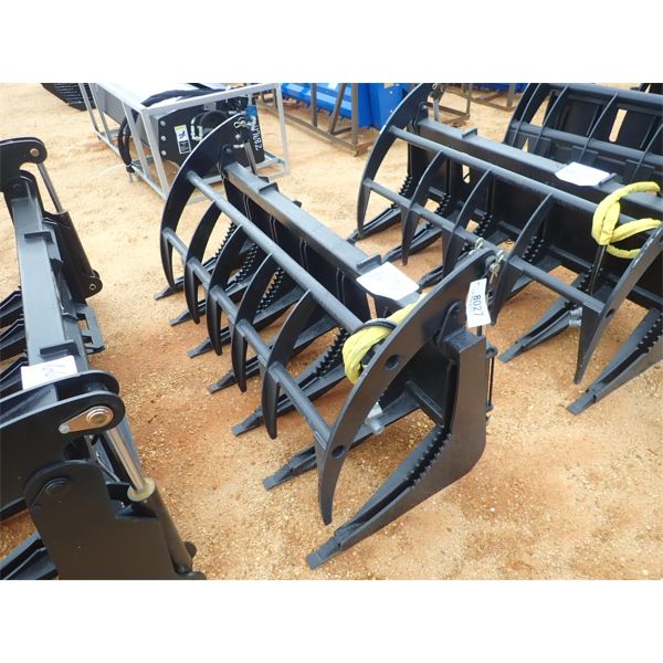 ROOT RAKE GRAPPLE, 72" WIDE (fits skid steer loader) (B5)