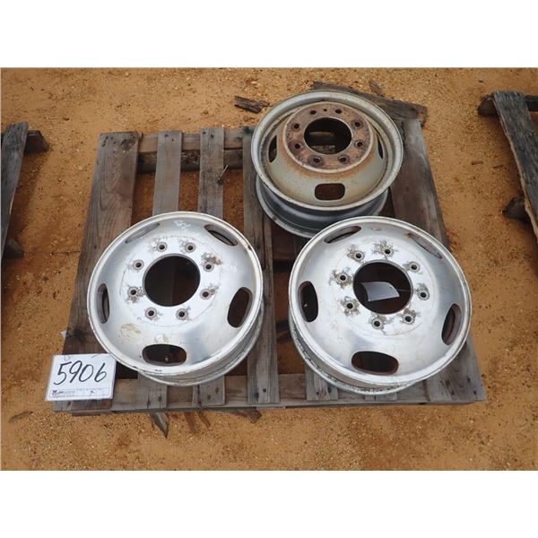 (3) TRUCK RIMS
