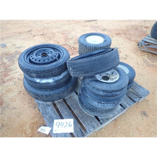 MISC TIRES W/ RIMS
