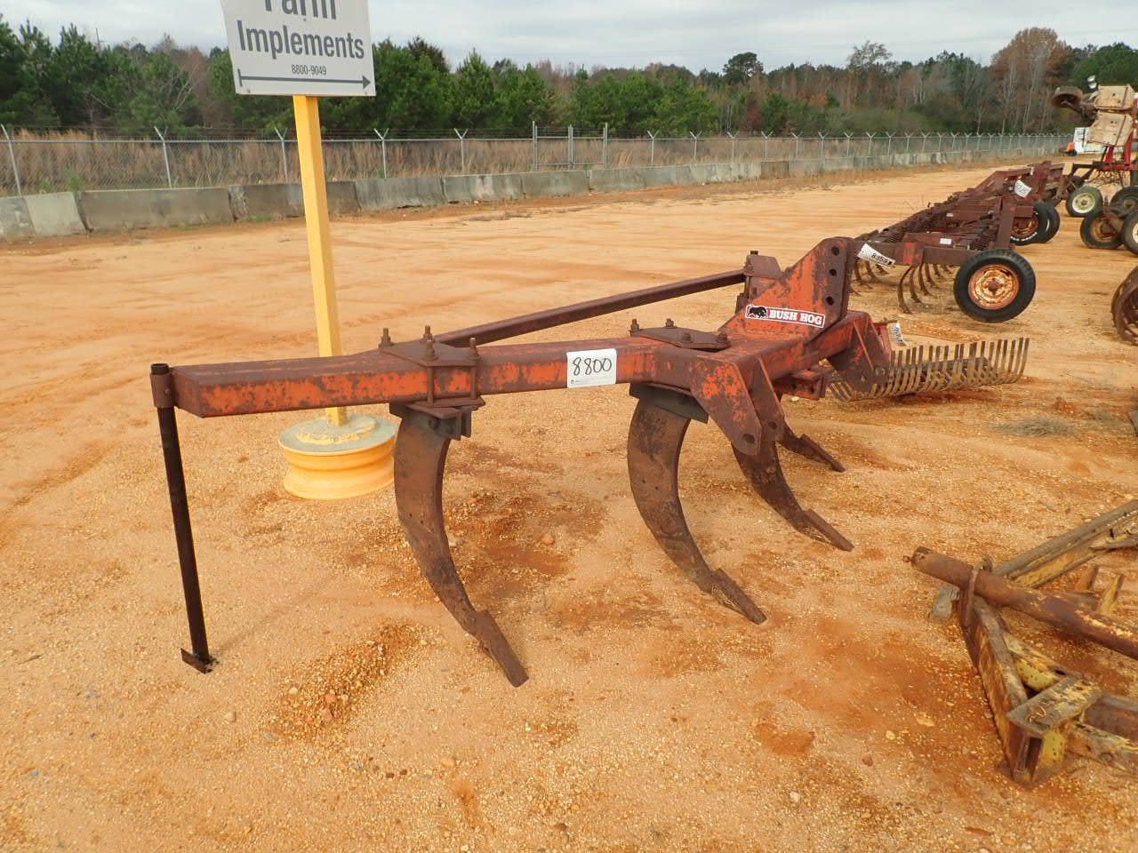 Bush Cutter Chisel BUSH HOG 4 ROW CHISEL Plow - J.M. Wood Auction Company, Inc.