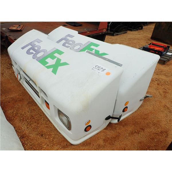 (2) FED EX TRUCK HOOD (A1)