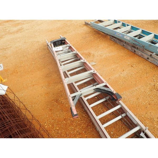 LOUISVILLE 24' EXTENSION LADDER & WERNER 6' FOLDING STEP LADDER