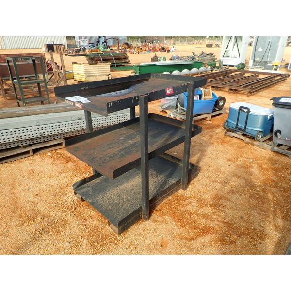 3 TIER SHELF W/FORKLIFT POCKETS