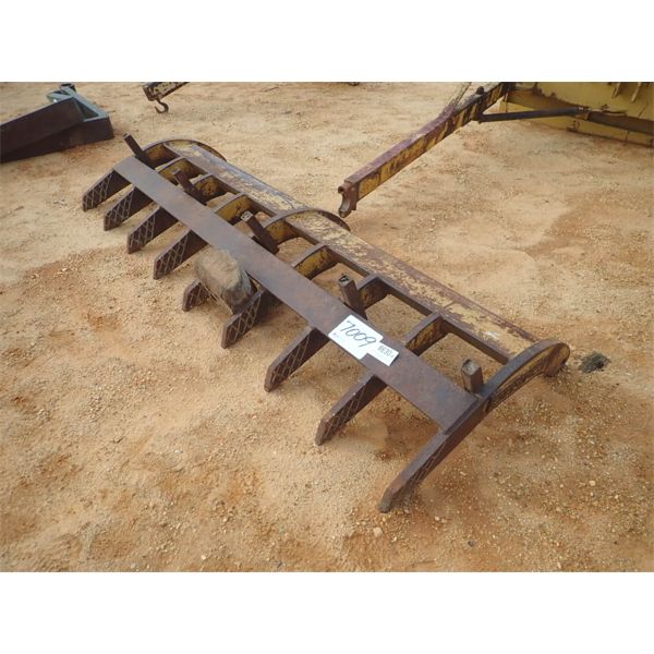 REMCO BULLDOZER ROOT RAKE, 108"W