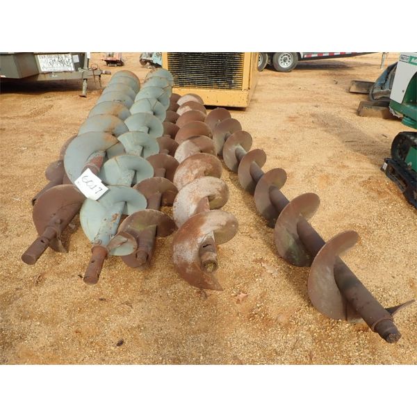(7) AUGERS BITS, 11" L X 10" W LINKABLE