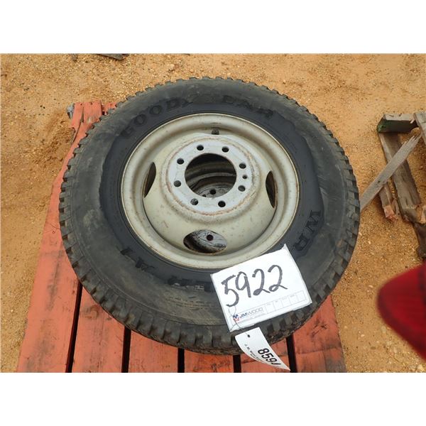 LT215/85R16 TIRES & RIMS (2 EACH)