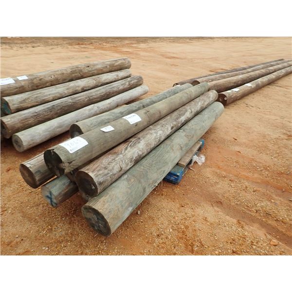 (10) 10' WOOD POST (C-4)