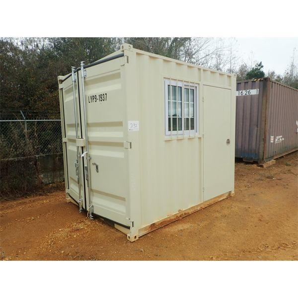 9' X 87" STEEL SHIPPING CONTAINER/OFFICE (B-7)