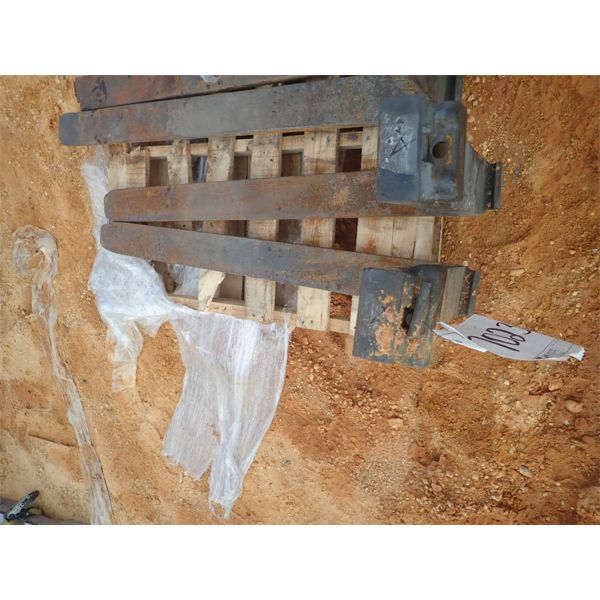 (1) SET FORKLIFT TIRES, 42" (B6)