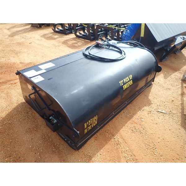 PICK UP SWEEPER, 72", fits skid steer loader 