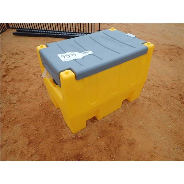 50 GALLON PLASTIC FUEL TANK W/PUMP & HOSE