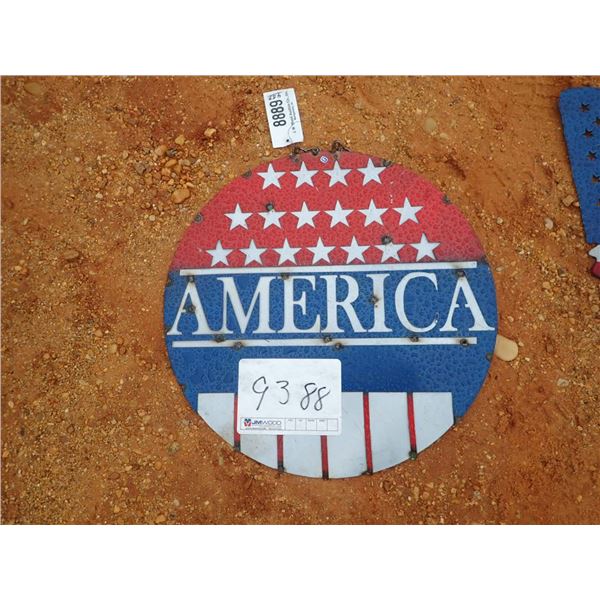 AMERICAN METAL SIGN (C-6)