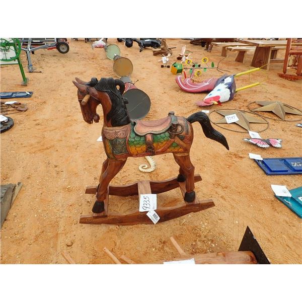 WOOD ROCKING HORSE (C6)