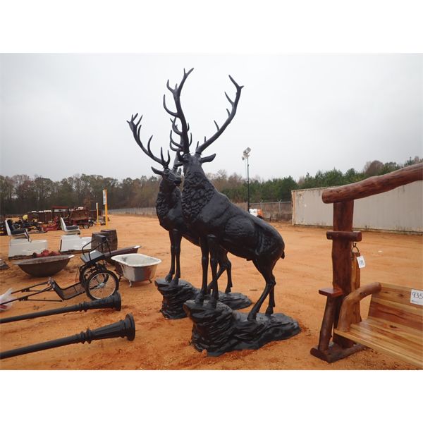 ALUM CAST BULL ELK  (C6)