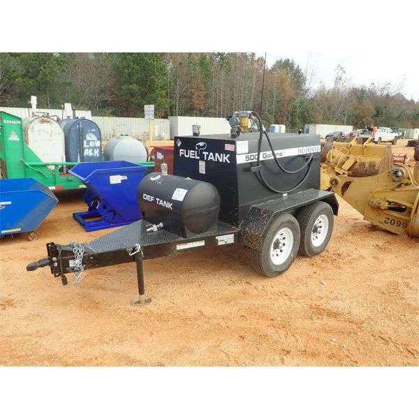 DIESEL TANK TRAILER, TANDEM AXLE, 500 GALLON AND DEF TANK, 20 GALLON, 15 GALLON PERMINATE FILRITE