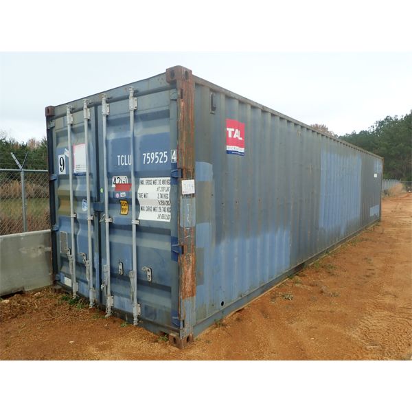 40' STEEL SHIPPING CONTAINER (B-7)