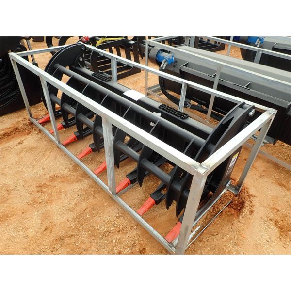 ROOT RAKE WITH GRAPPLE, 72 , fits skid steer loader