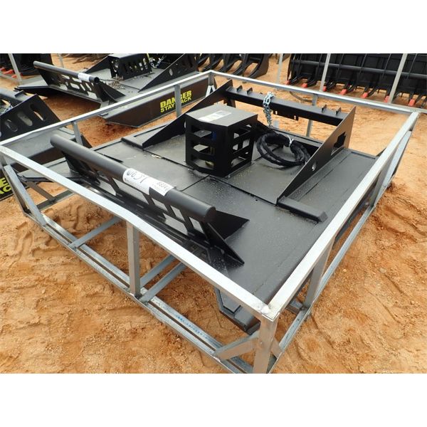 BRUSH CUTTER, 70"W, fits skid steer loader