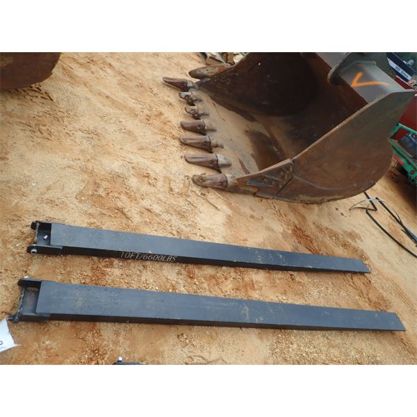 (1 PR/SET) 10'/6600LBS FORKLIFT EXT