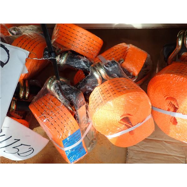 (1 BUNDLE OF 4) CARGO STRAPS 2" X 27'