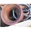 Image 8 : Qty 4 Pallets Misc Pipe, Manhole Covers, Fittings, Rubber Gaskets, Unions, etc