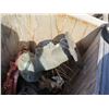 Image 8 : Wooden Bin w/ Pipe Fittings, Rubber Gaskets, Unions, etc