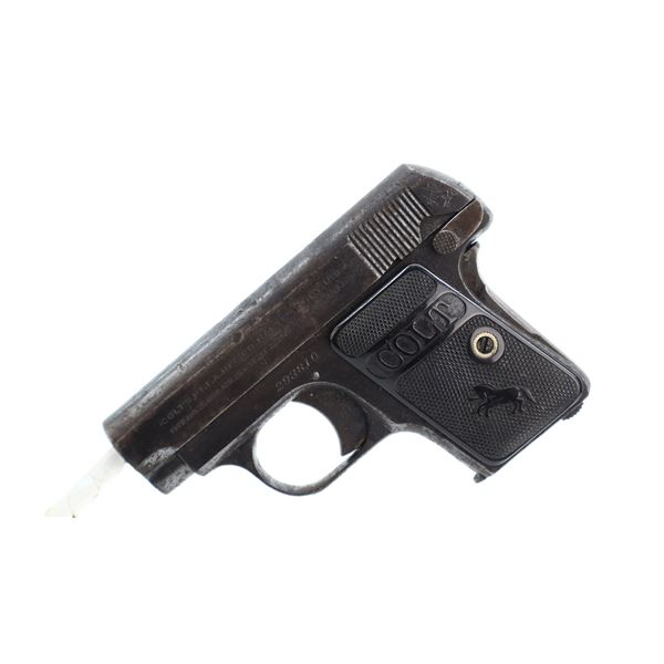 COLT, MODEL: 1908 POCKET HAMMERLESS, CALIBER: 25 ACP