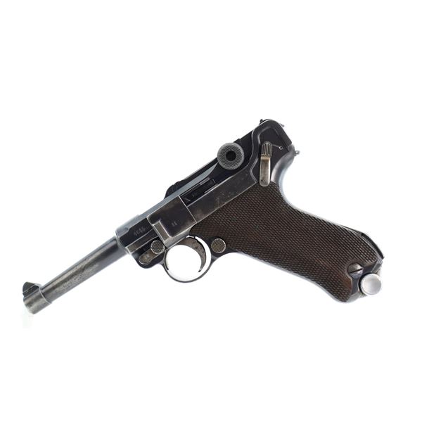 WWII GERMAN, MODEL: P08 LUGER, CALIBER: 9MM LUGER