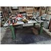 Image 2 : LARGE METAL 72"W X 48"D X 33"H INDUSTRIAL WORK TABLE