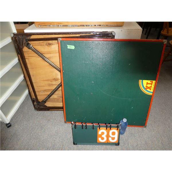 2-Folding Card Tables