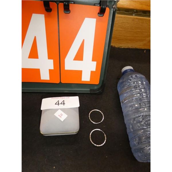 New  Sterling Silver Hoop Earring