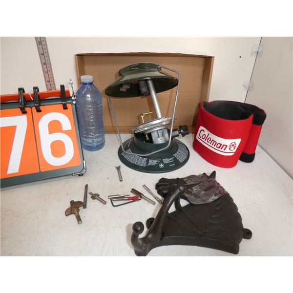 Coleman Lantern / Horse Hook / Router Bits