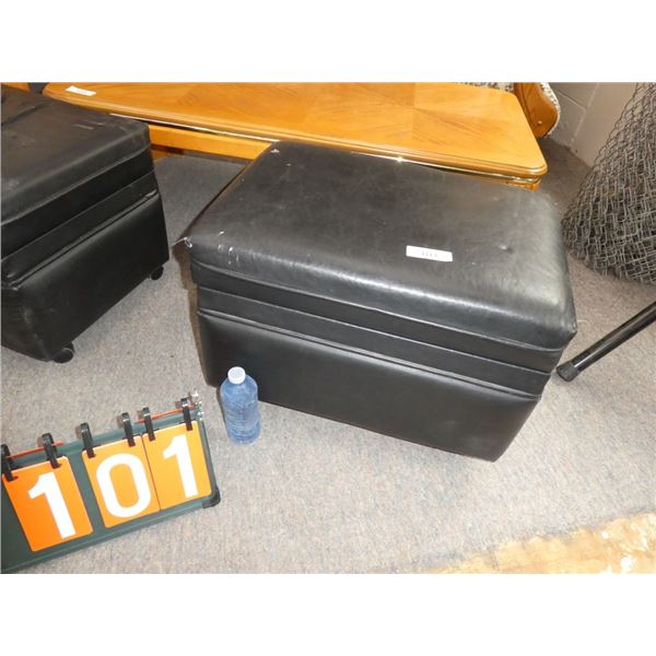 Rolling Foot Stool With Storage