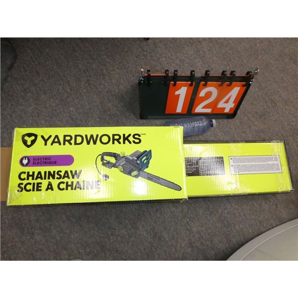 Yardwoks Electric Chain Saw Works-Used