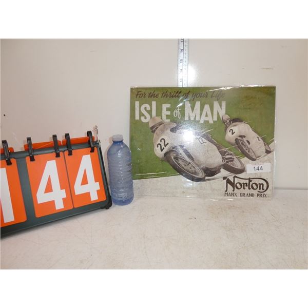 New Norton Metal Sign