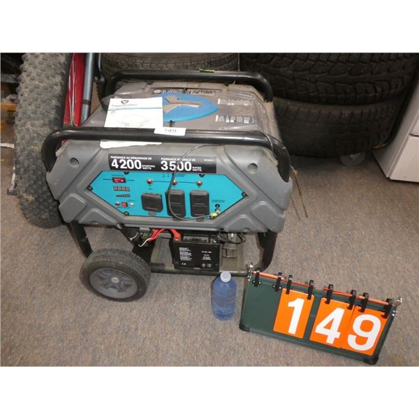 Yards Works 3500 Watts Potable Generator Runs