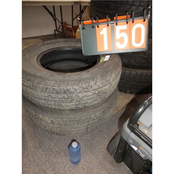 Set Of 2 -ST205/75 R14 Trailer Tires