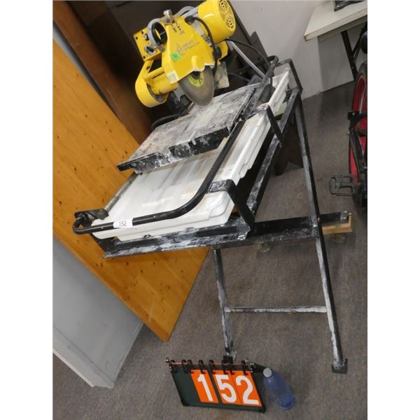 10'" Wet Tile Saw Works and Table