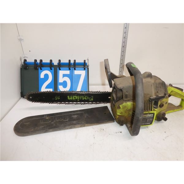 Poulan Gas Power 16" Chain Saw Not Tested