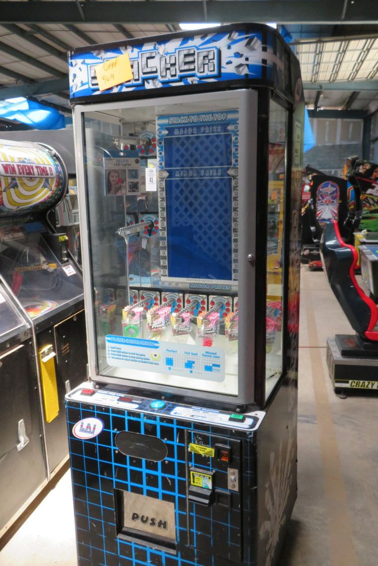 Stacker Coin-Op Arcade Gotcha Prize Game
