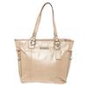 Image 1 : Coach Beige Leather Gallery Zipper Tote Bag