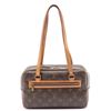 Image 1 : Louis Vuitton Brown Monogram Canvas Leather Cite MM Shoulder Bag