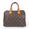 Image 1 : Louis Vuitton Brown Monogram Canvas Leather Speedy 25 cm Bag