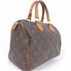 Image 2 : Louis Vuitton Brown Monogram Canvas Leather Speedy 25 cm Bag