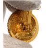 Image 4 : Chanel Antiqued Gold-tone Round CC Cufflinks
