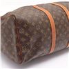 Image 3 : Louis Vuitton Brown Monogram Canvas Leather Keepall 50 cm Duffle Bag Luggage