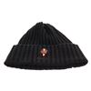 Image 4 : Gucci Black Knit with Pierced Heart Beanie