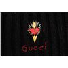 Image 5 : Gucci Black Knit with Pierced Heart Beanie