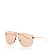 Image 3 : Gucci Rimless Sunglasses Metal Brown, Gold